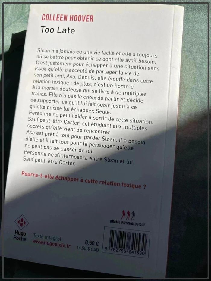 Colleen Hoover - too late - photo numéro 4