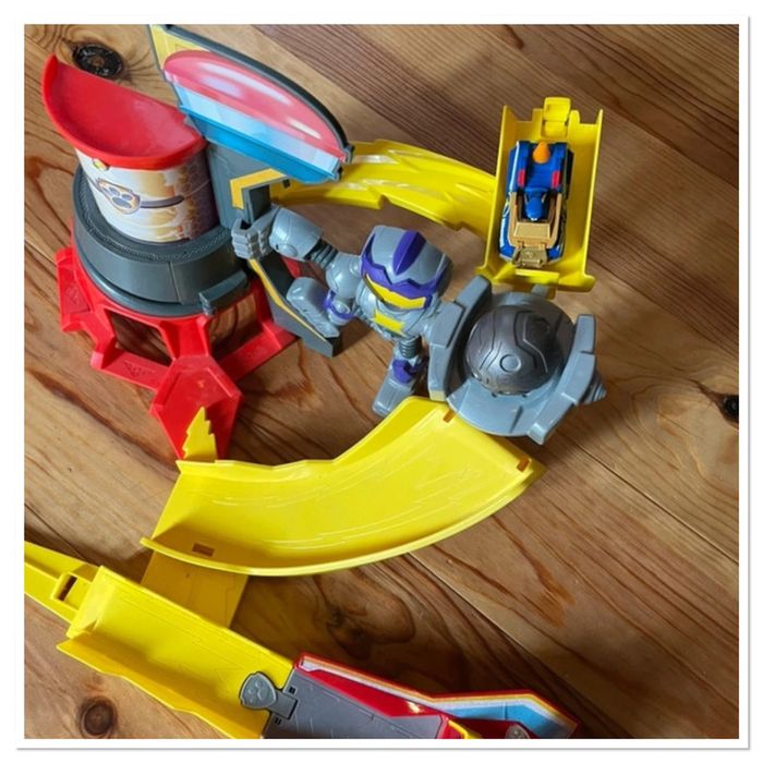 Playset Meteor Track Set Mighty Pups Charged Up Pat'Patrouille avec Chase True métal et sa boule - photo numéro 12