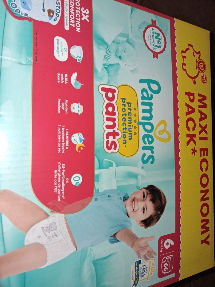 66 couches pants pampers premium protection taille 6