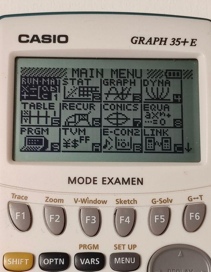 Calculatrice casio graph 35+E - photo numéro 3