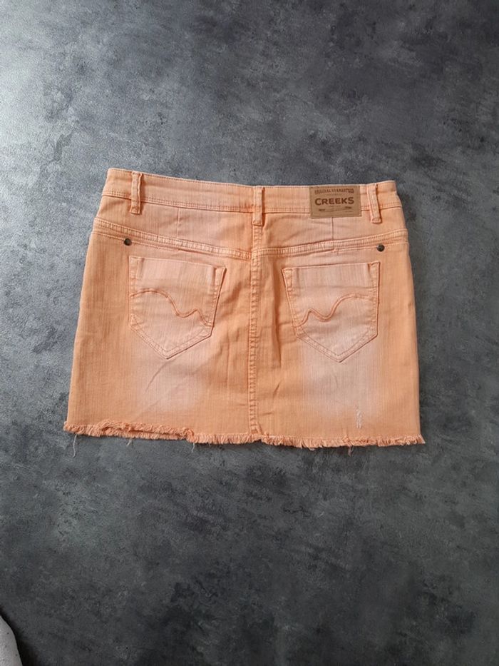 Jupe courte en jeans femme - photo numéro 3