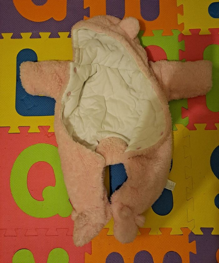 Combinaison épaisse rose ours, Amazon, taille naissance/3 mois (59 cm) - photo numéro 3