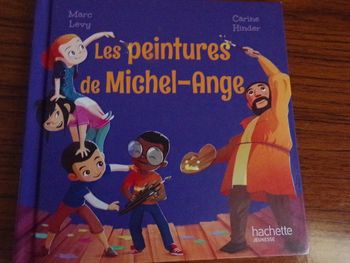 Livre Les peintures de Michel-Ange Marc Levy  Carine Hinder