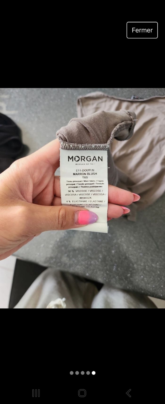 Débardeur Morgan marron - photo numéro 5