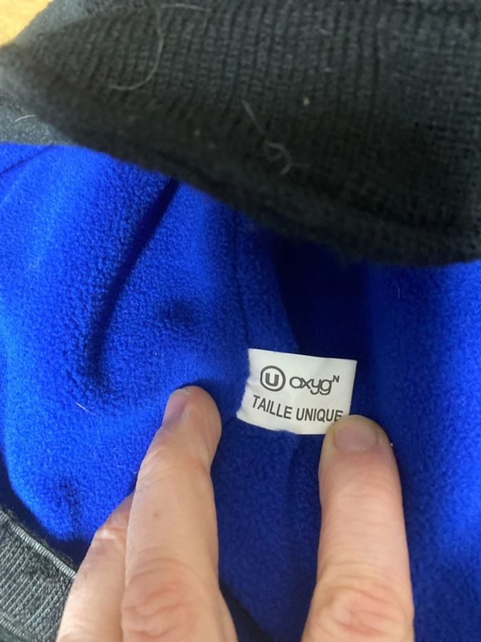 Cagoule enfant’polaire double épaisseur avec scratch - photo numéro 6
