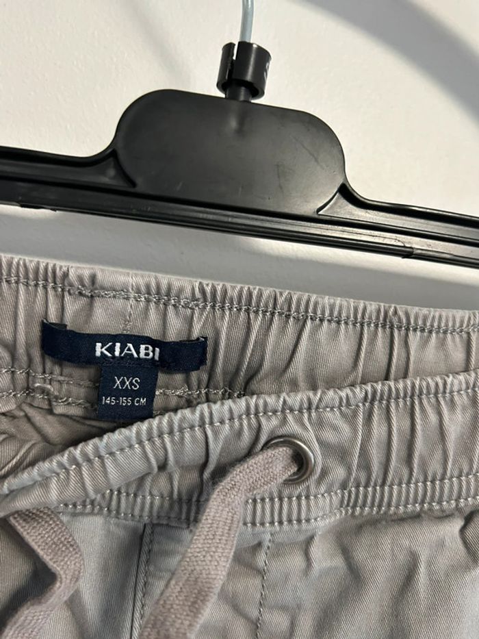 Pantalon gris XXS Kiabi ceinture élastique - photo numéro 2