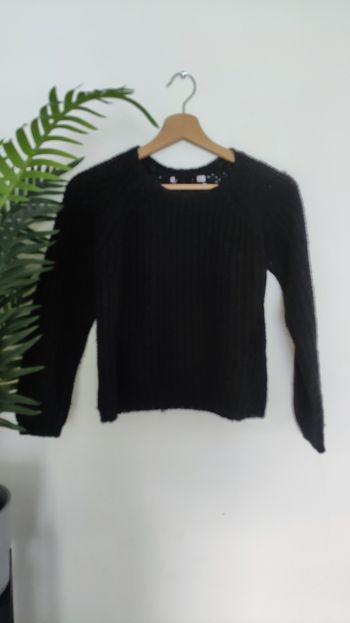 Pull court en tricot fille