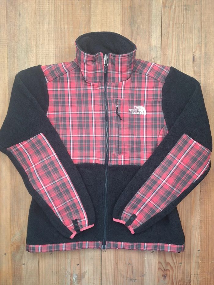 veste polaire denali the north face femme bi colore / polartec - taille S - brodé (633)
