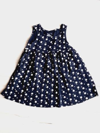 Vêtement bébé fille robe motif fleurs Marguerite 23 mois 2 ans