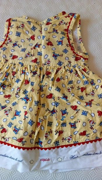 Robe jaune 6 mois