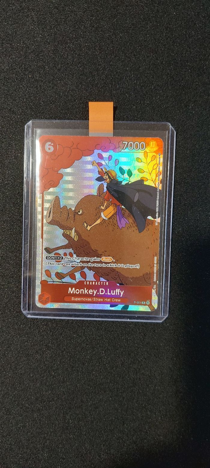 Monkey.D.Luffy - P-001 - GC01 Alt Art Parallel Promo - photo numéro 2