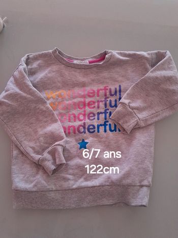 Pull fille 6/7ans