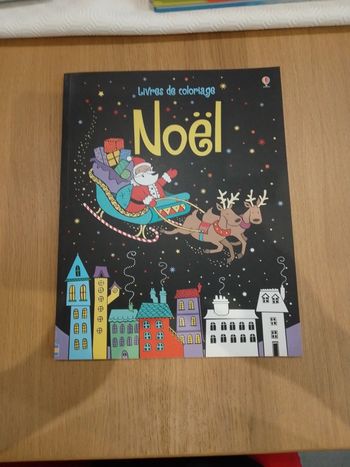 Livre enfant - livre de coloriage - Noël