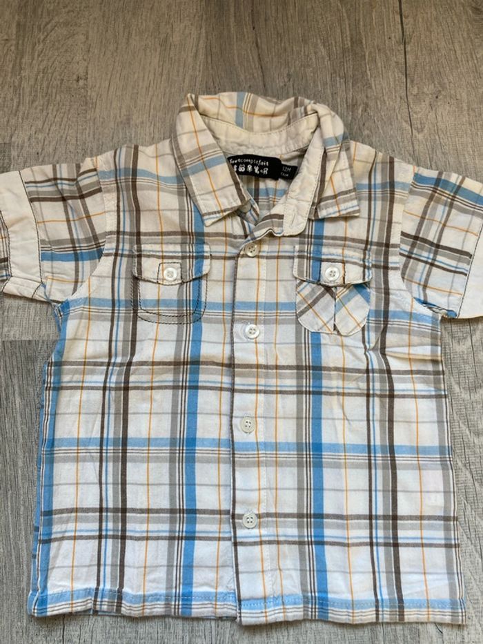 Lot 4 hauts manches courtes 12 mois - photo numéro 8