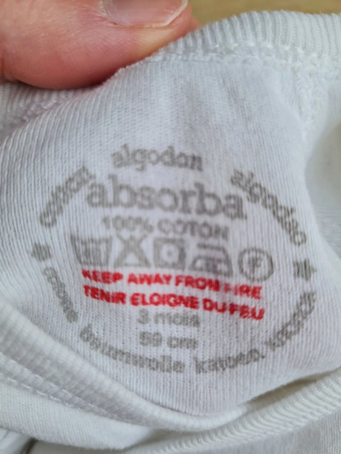 chemise absorba 3 mois - photo numéro 2