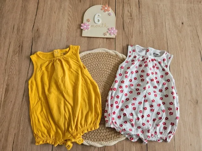 Ensemble de 2 barboteuse 6 mois