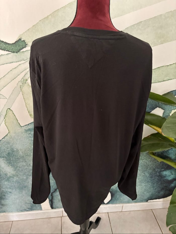 T shirt manches longues noir Tommy Hilfiger - photo numéro 4