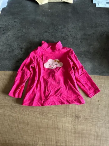 T-shirt manches longues, sous-pull bébé fille, du pareil au même, 9 mois