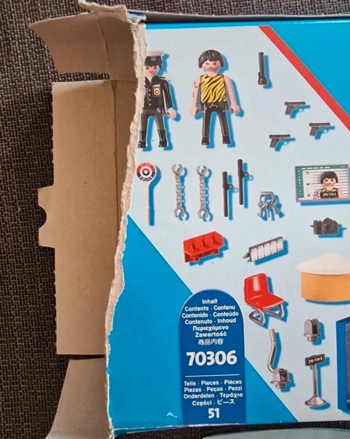 Commissariat de police | playmobil 70306 - photo numéro 4
