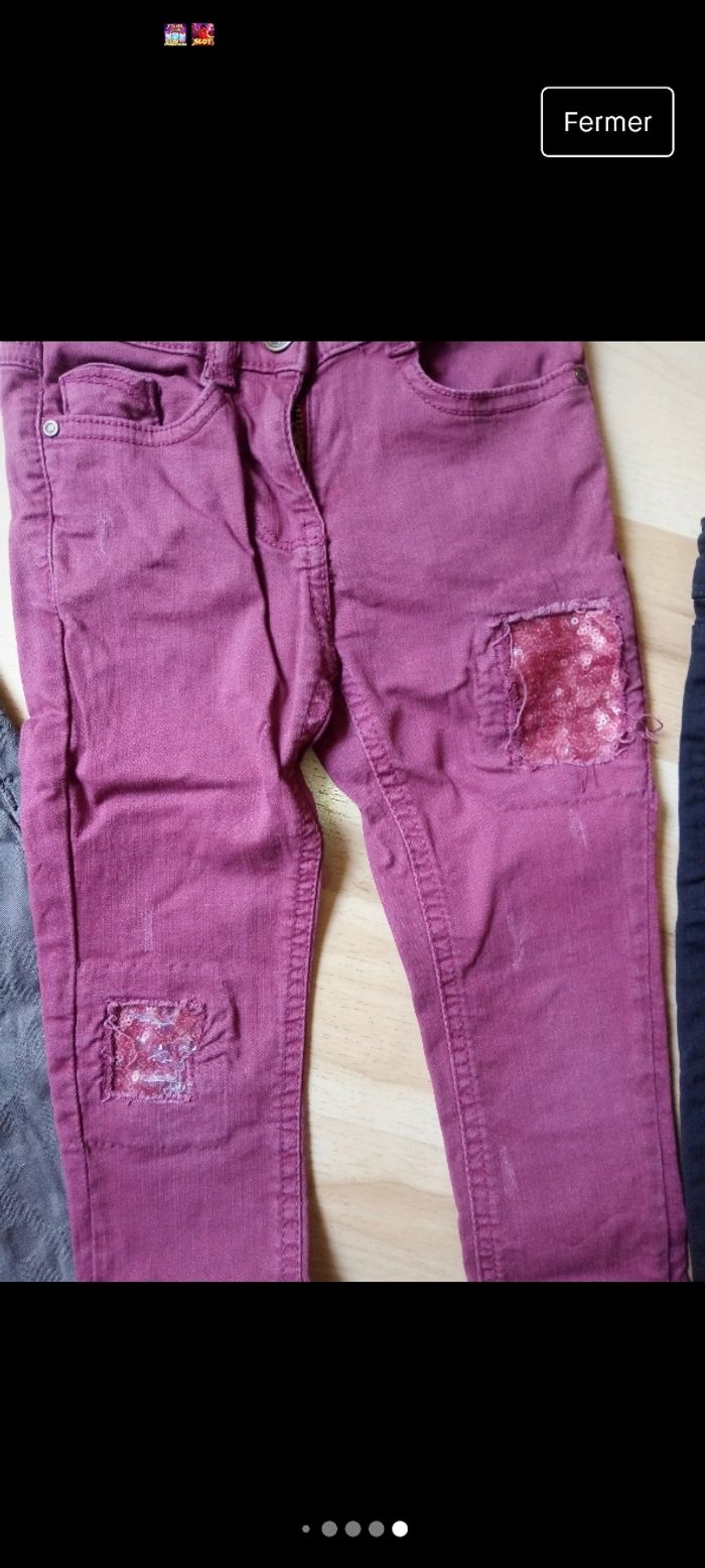 Lot de 3 jeans fille - photo numéro 3