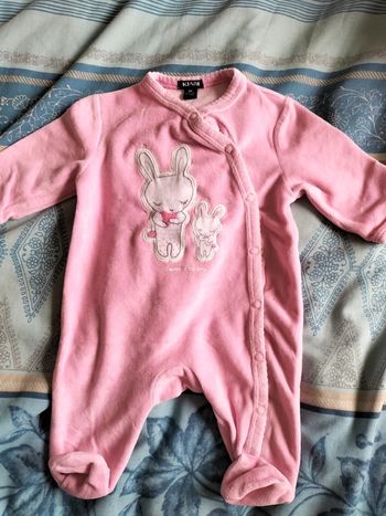 Pyjamas rose lapins 🐰