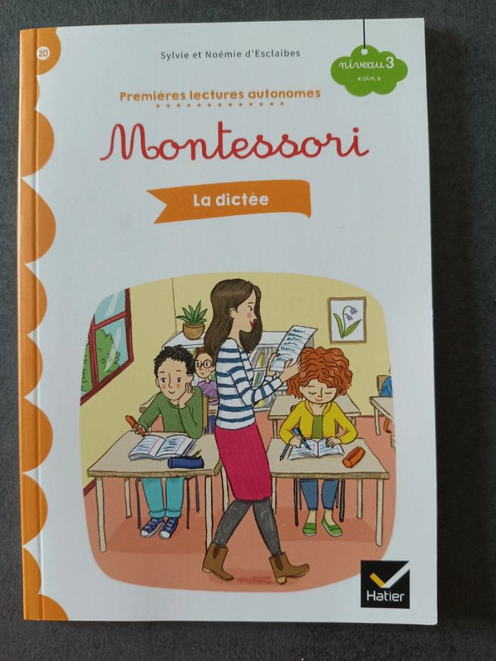 Petit livre de lecture Montessori la dictée