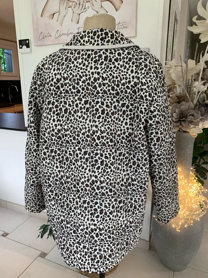 Veste matelassée léopard femme 38/40/petit 42 - photo numéro 4