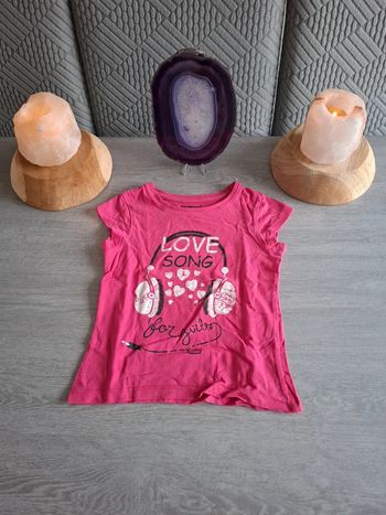 T-shirt rose 4 ans