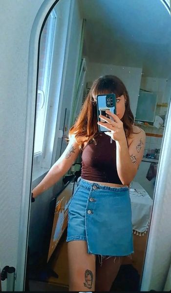 Jupe short en Jean taille 34