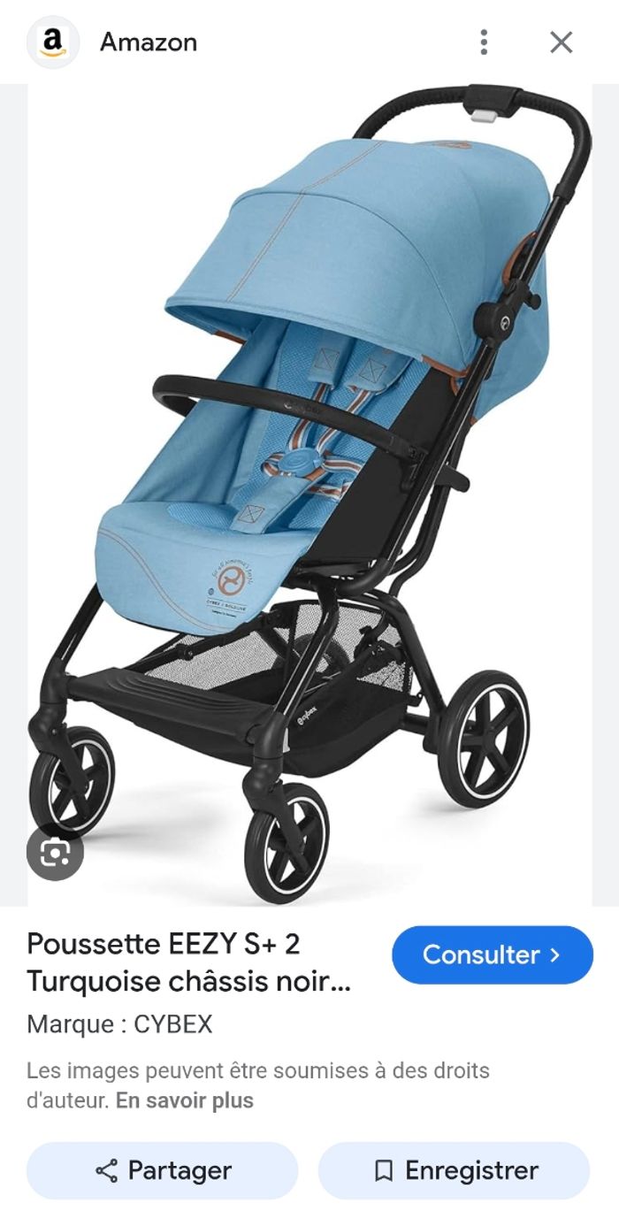 Poussette cybex  eezy s plus 2