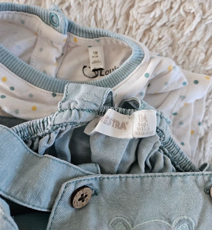 Barboteuse + salopette 1 mois - photo numéro 7