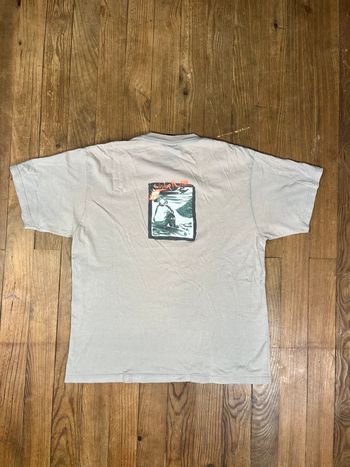 T-shirt vintage 90’s Surfwear Quiksilver imprimé graphique 100% coton L Taupe