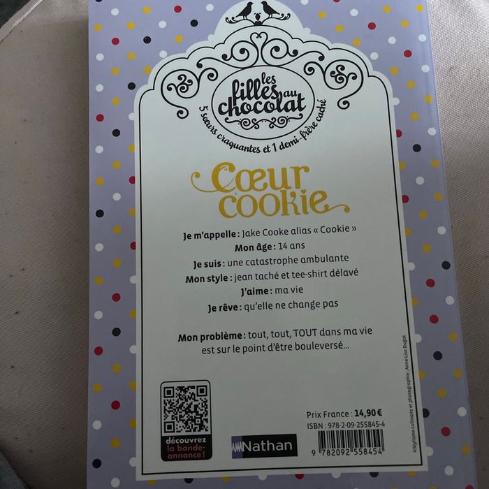 Livre roman cœur cookie - photo numéro 2