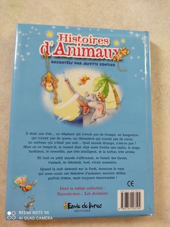 Livre histoires d'animaux