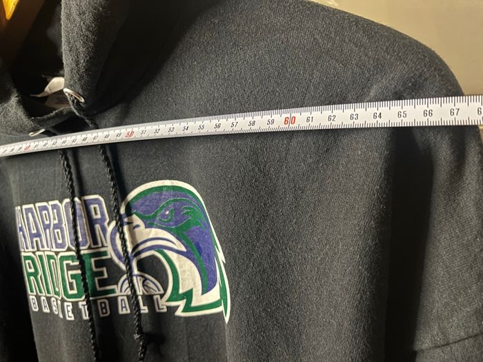 Sweat pulls capuche universitaire basketball noir - Taille XL - photo numéro 5