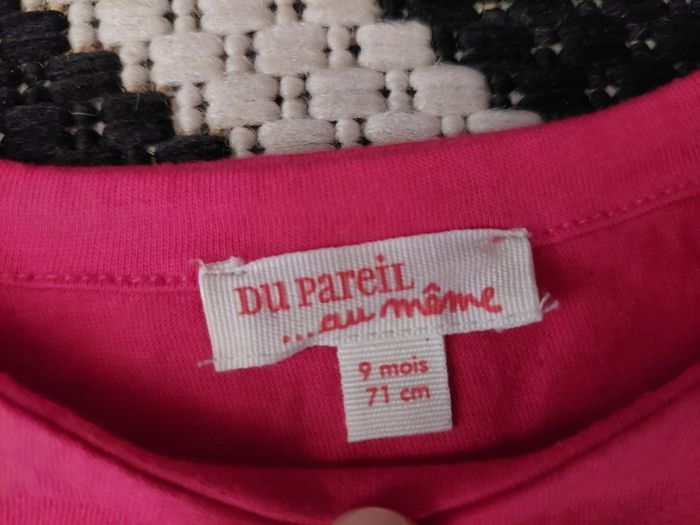 T.shirt Du pareil au Même 9mois - photo numéro 2