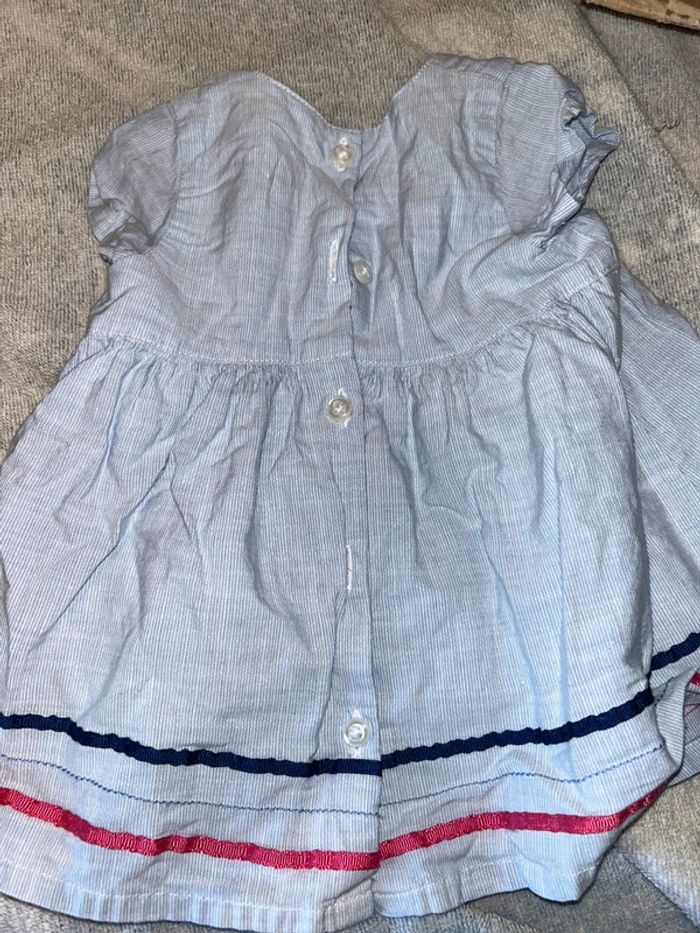 Robe Orchestra fille – Taille 3 mois – Papillons brodés - photo numéro 2