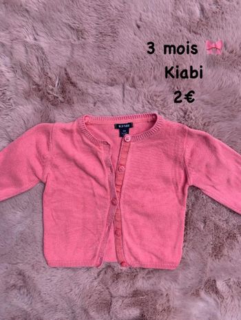 Gilet 🎀 3 mois 🎀 Kiabi