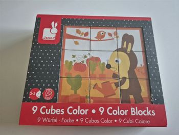 Puzzle Janod 9 cubes à assembler