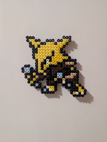 Magnet Pokémon Alakazam Pixel Art 