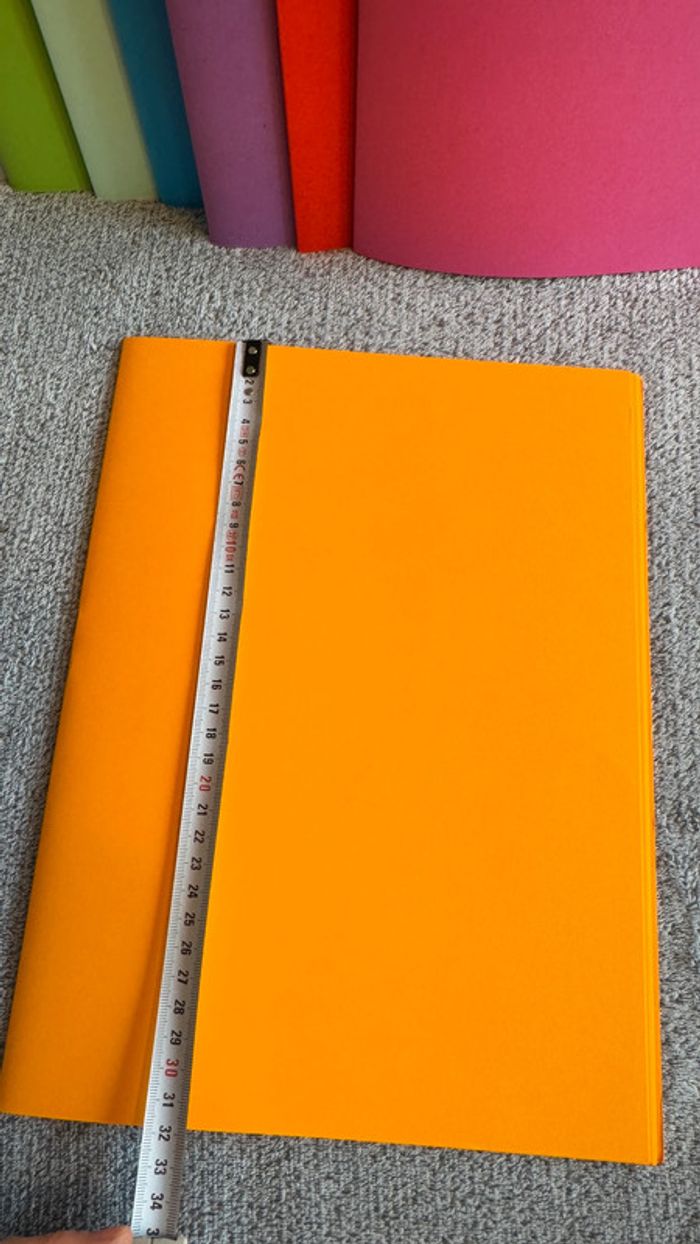Ensemble de 6 chemises rigides orange - photo numéro 3