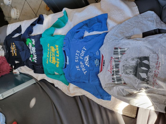 Lot de 8 Tee-shirts manches longues 3 ans garçon - photo numéro 4