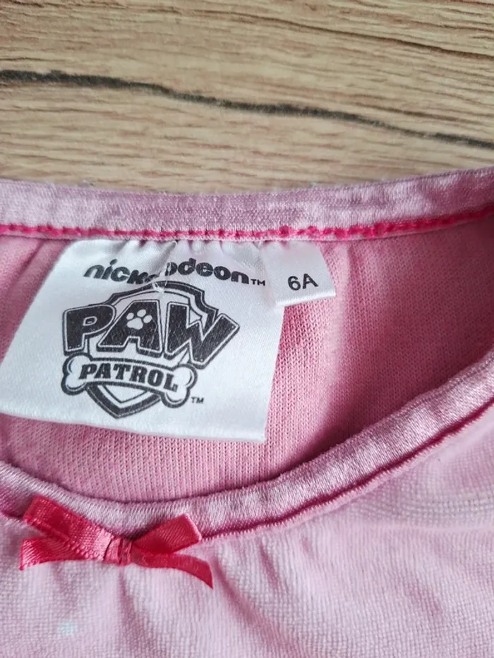 Pyjama velours Pat Patrouille 6ans - photo numéro 3