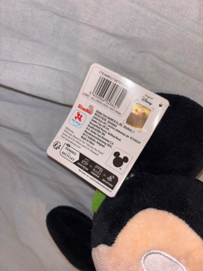 Peluche Disney - Mickey Halloween - photo numéro 3