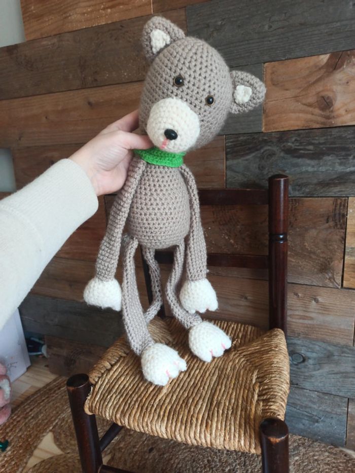 peluche chat crochet fait main tbe - photo numéro 6