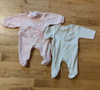 Lot pyjamas bébé 1 mois
