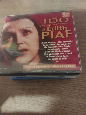 Cd les 100 plus belles chansons d'Édith piaf  5 cd