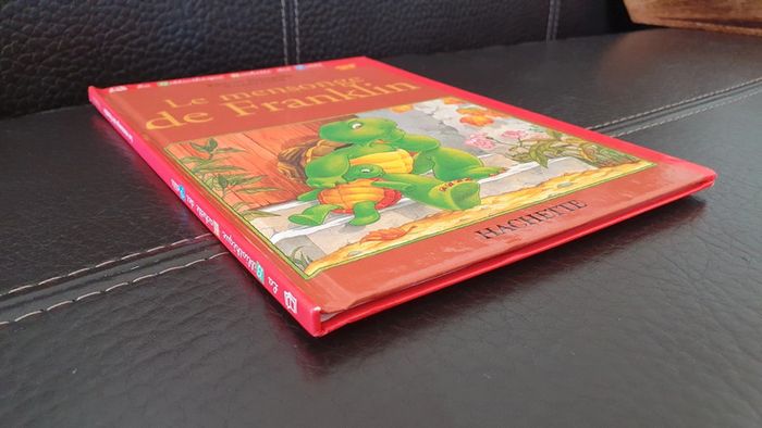 Livre " Le mensonge de Franklin " , collection la bibliothèque Hachette des Petits. - photo numéro 4