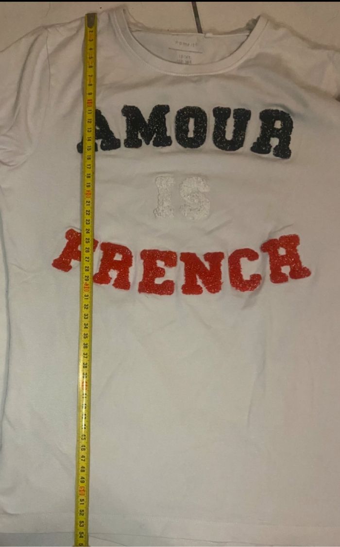 Tee-shirt amour is French »Name It »manches longues - photo numéro 5