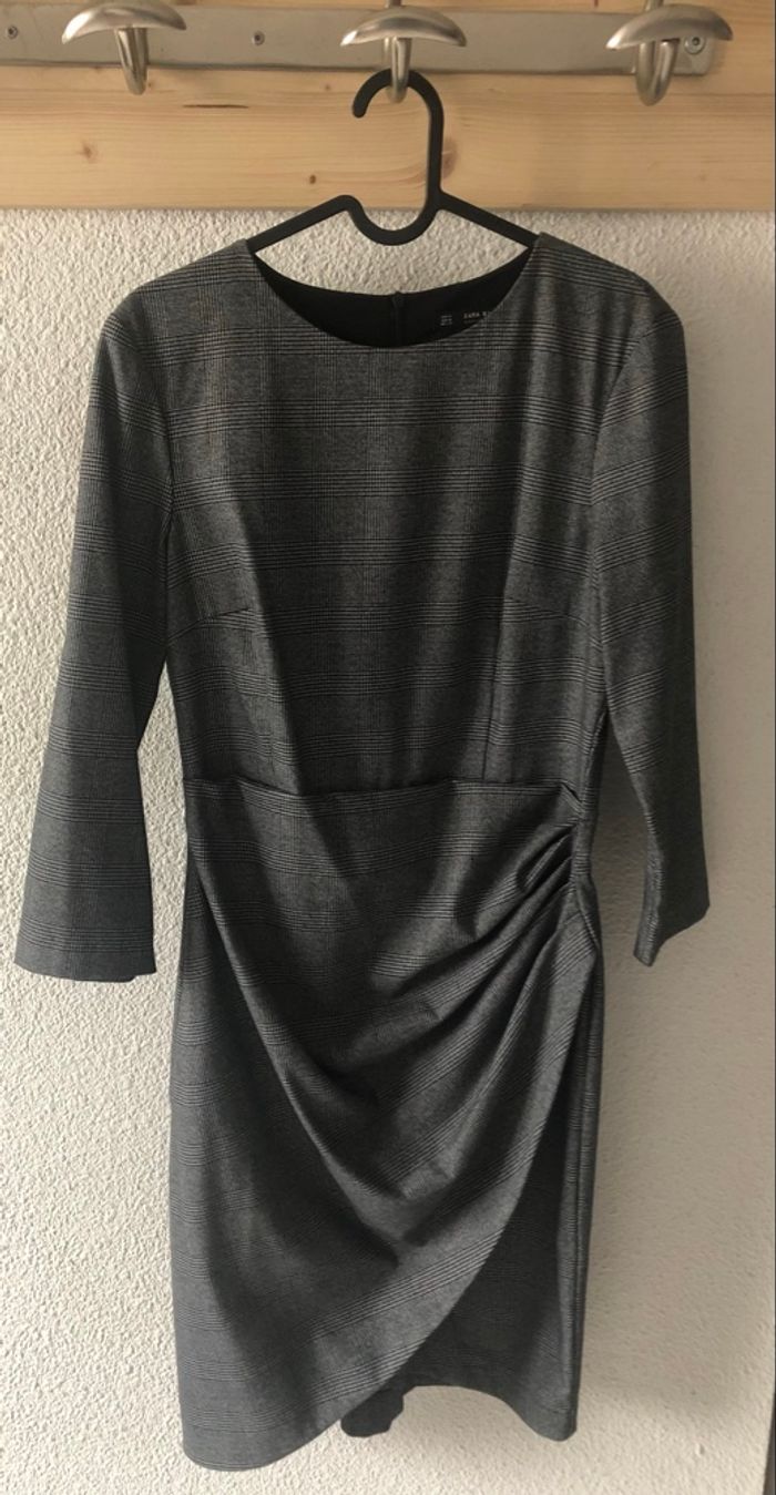 Robe grise Zara taille M